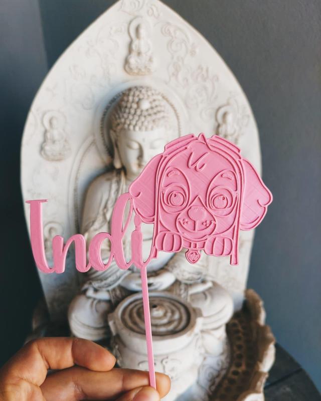 TOPPERS CAKE PERRITA INDI