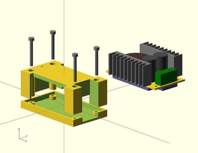 Case for DC-Boost 12V-24V PCB