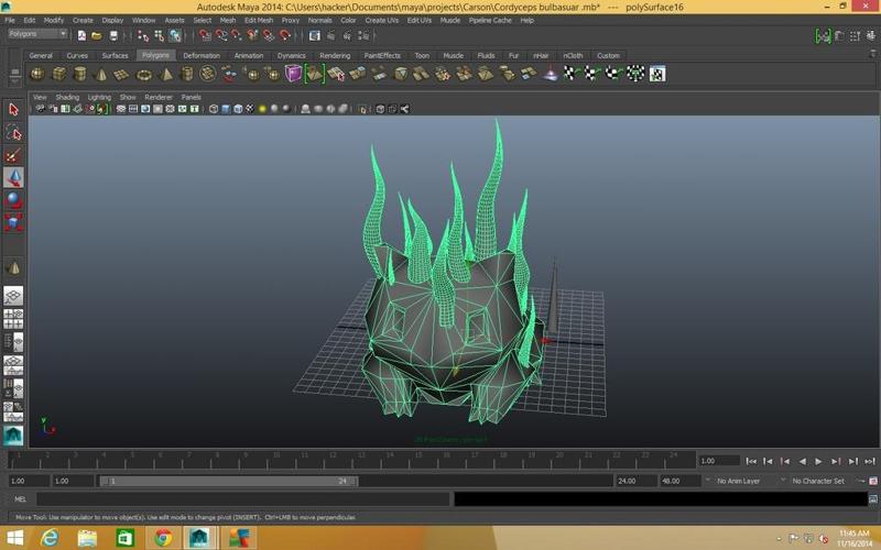 Cordyceps Bulbasaur Planter