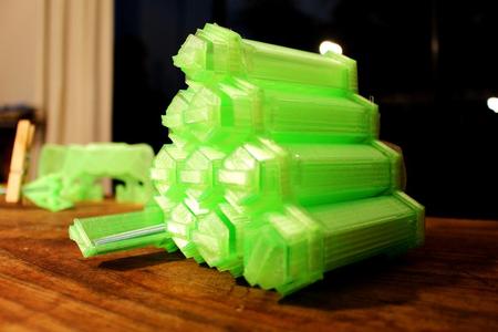 Beehive screw holder & box - Caja de panal para tonillos & caja