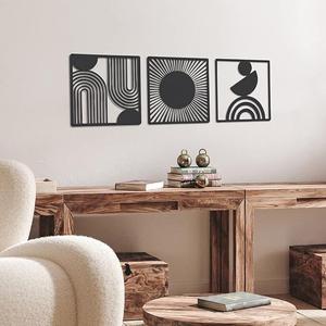 Abstract wall decoration - Lasercut and 3d Printer ready