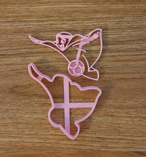 La'eeb world mascot cookie cutter