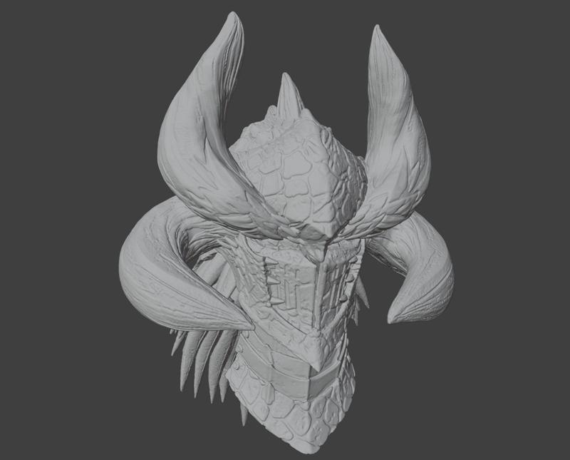 Ruinous Helm Beta - Ruiner Nergigante Helm - Monster Hunter World