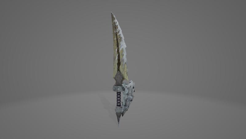 MONSTER HUNTER WORLD FROSTFANG BARIOTH DUAL BLADES