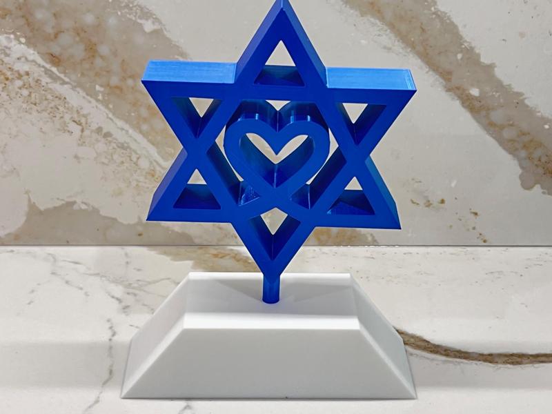 Bergen County Lev Echad Logo Statuette