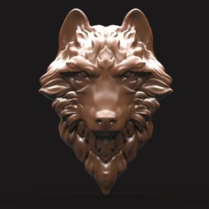 RELIEF HEAD WOLF