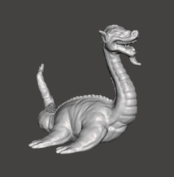 NESSIE 2006 PVC FIGURE MINIATURE MONSTER PLASTIC TOY MYTH