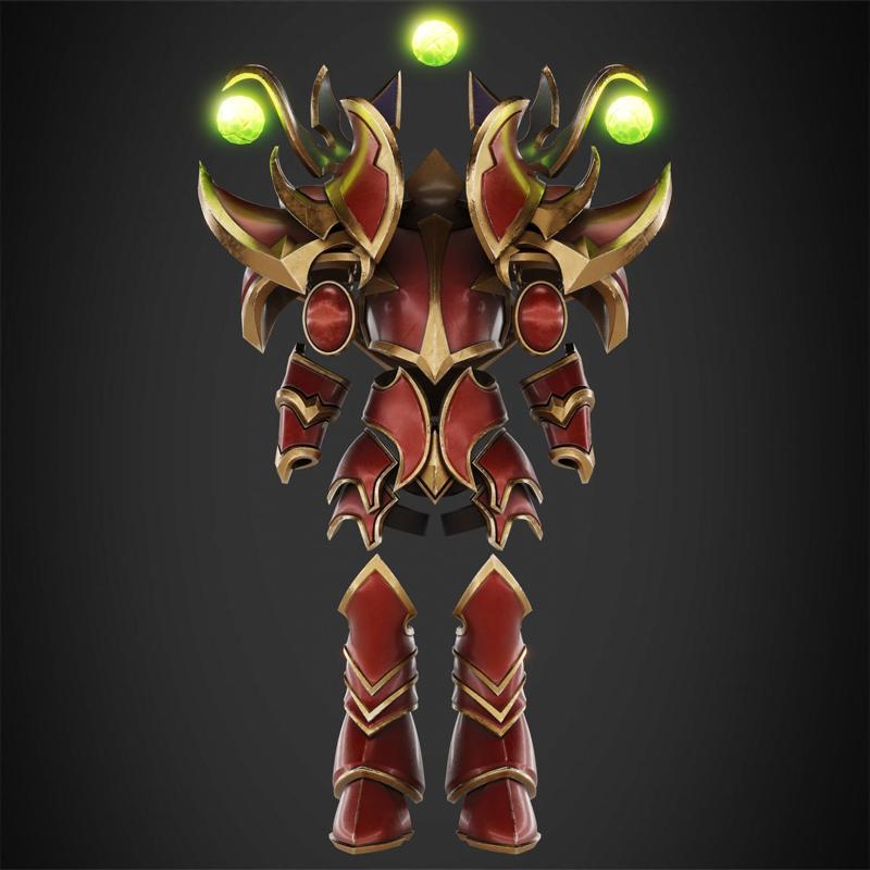 World of Warcraft Kael Thas Sunrider Armor for Cosplay