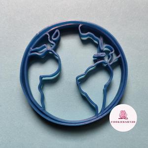 Planet Earth Cookie Cutter / Planet Earth Cookie Cutter