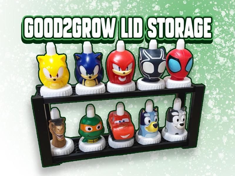 Good2Grow Lid Storage Rack