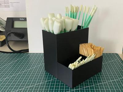 Cleaning sticks stand/organizer