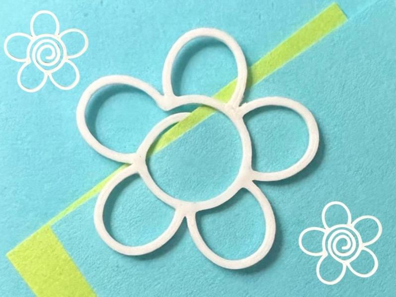 Flower Paper Clip/Bookmark