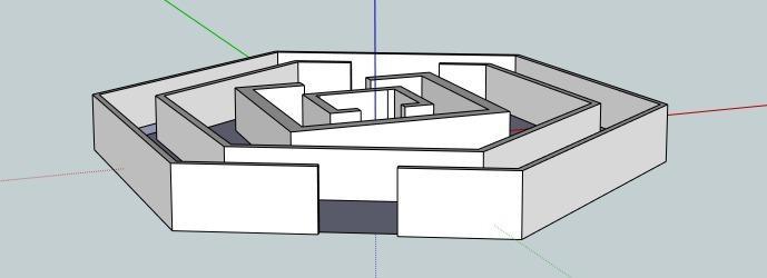 Hexagonal Rectangular Maze Thingamabobber