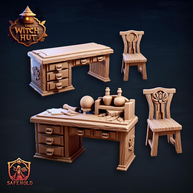 The Witch Hut: Witch Desk