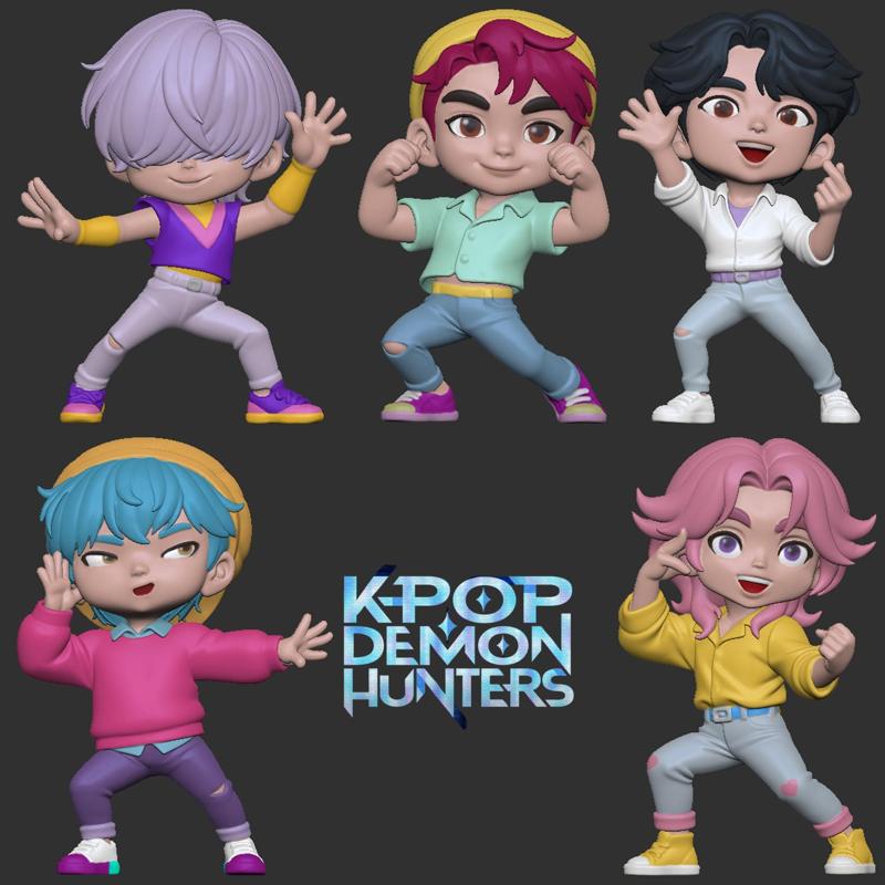 Saja Boys - Chibi - Baby mistery romance jinu abby - kpop demon hunter