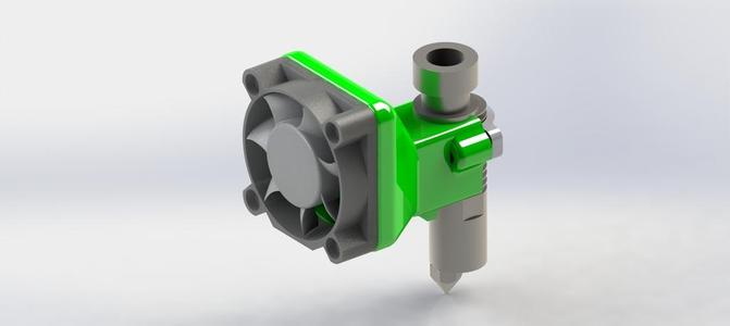 Pico hotend Fan Shroud 40mm