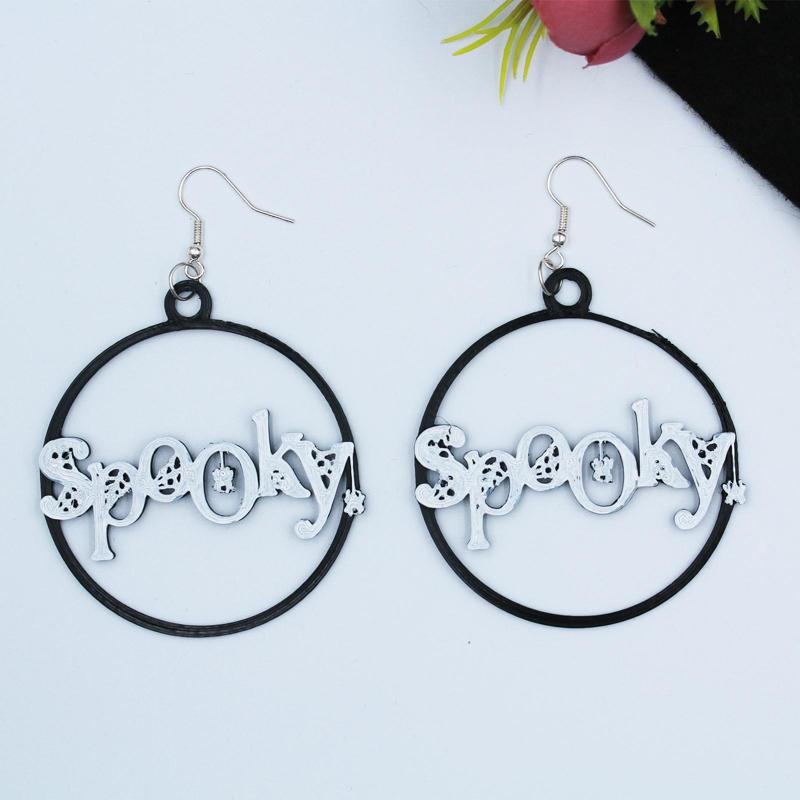 Halloween Earring Spooky Spider Chain Necklance Scare