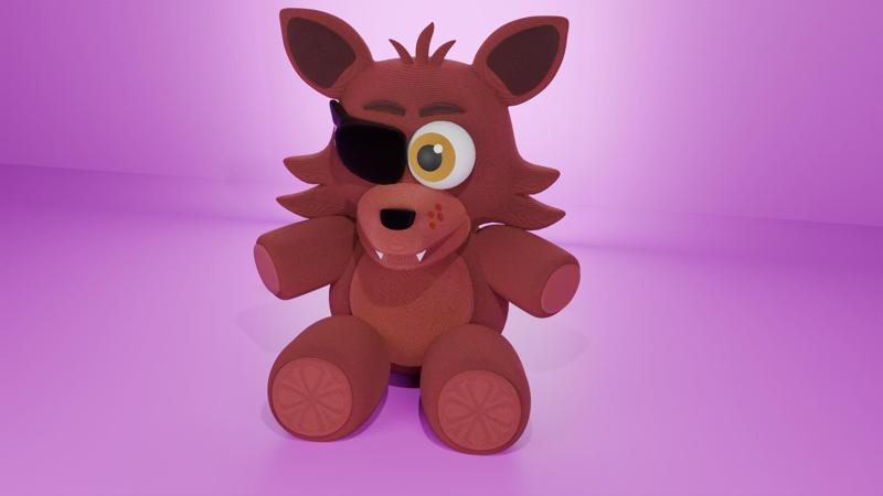 Foxy 3d peluche (plush foxy)