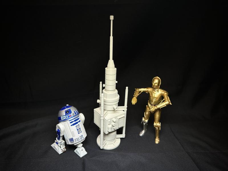 Moisture Vaporator for Star Wars Action Figures - 1/12 Scale Black Series and 1/18 Scale Vintage Series Toys
