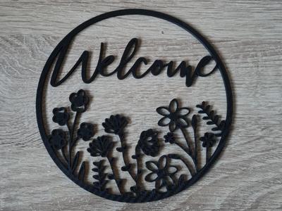 Welcome sign