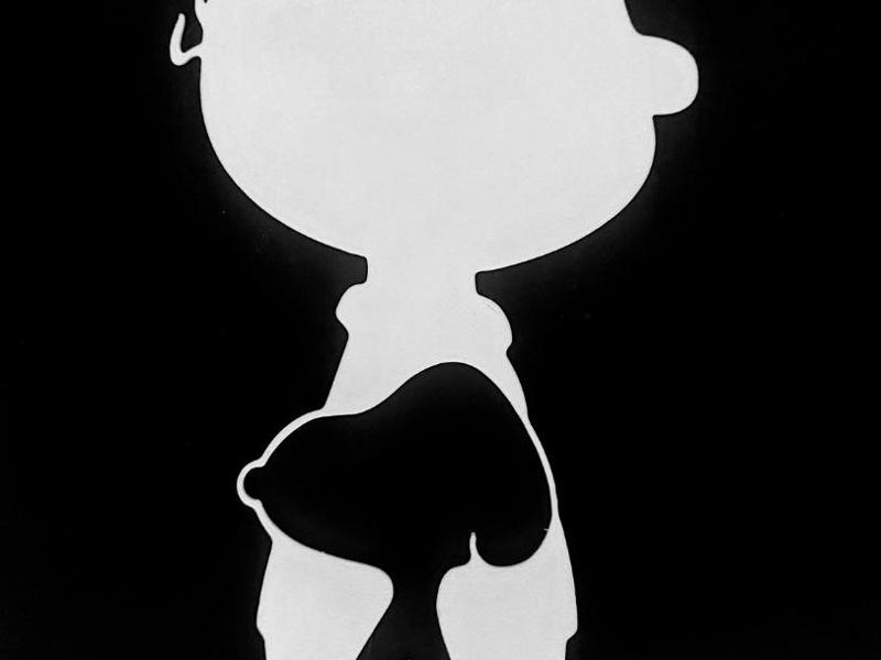 chralie brown, snoopy and woodstock wall art decor