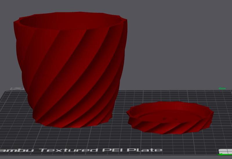 Valentine Vase w/base