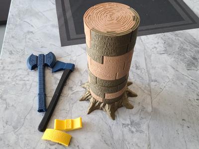Click Clack Lumberjack - Board Game (Improved)