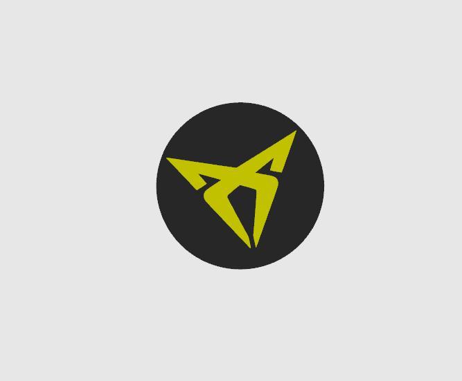 Seat cupra logo round