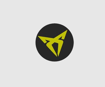 Seat cupra logo round