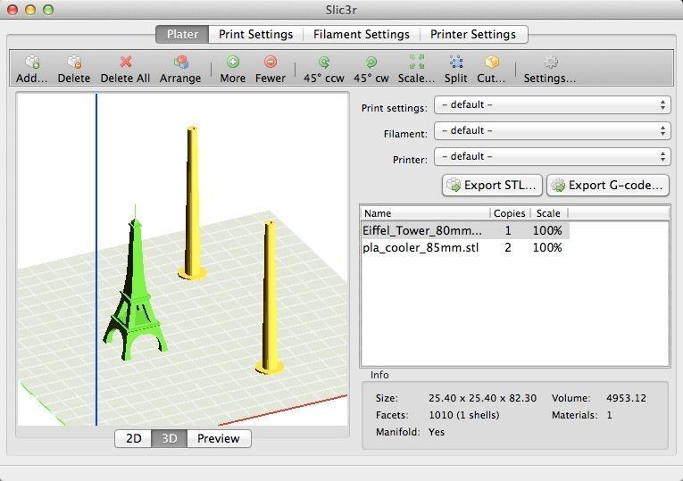 Customizable PLA cooler