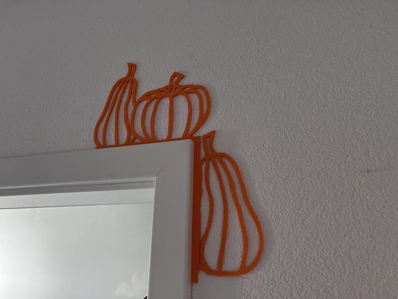 Pumpkin door decoration for Autumn/ Pumpkin door decoration