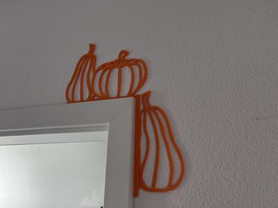 Pumpkin door decoration for Autumn/ Pumpkin door decoration