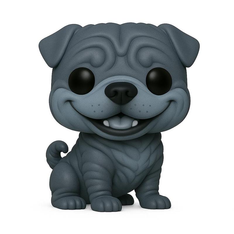 Funko Pop Sharpei Blue and Light Blue