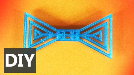 Corbata de moño de triángulos - Triangles bow tie