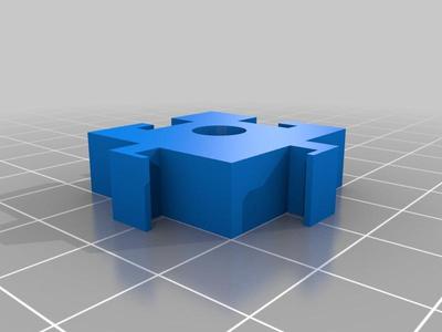 Adjustable 5mm LED cube jig