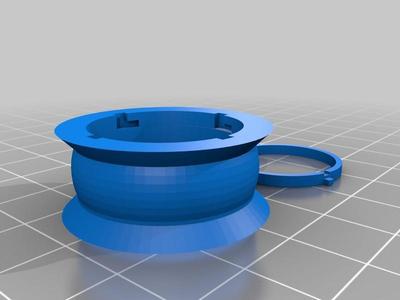 Crowned bearing guide with RING holder
