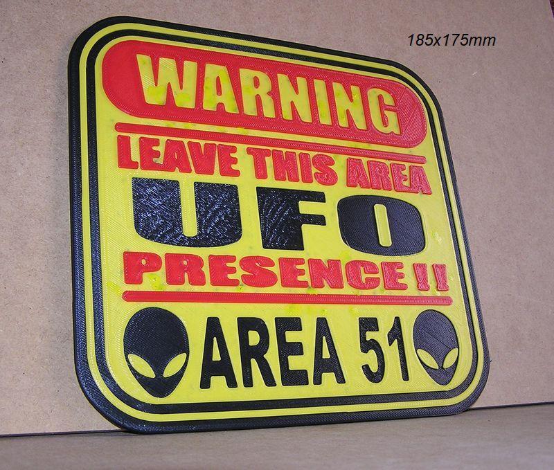Area 51, Poster, sign, signboard, logo, 3d printing, alien, saucer, ship, space, space, space