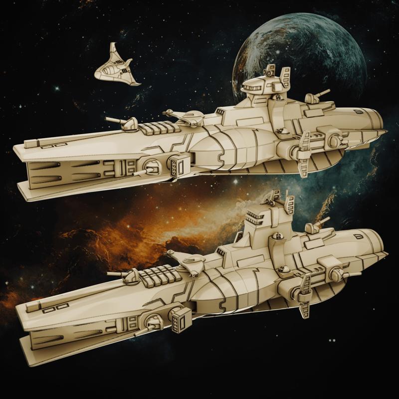 Gundam Salamis Class Space Battleship