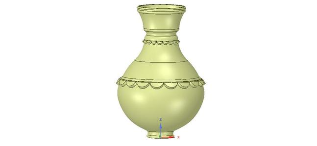 vase cup vessel v08 for 3d-print or cnc