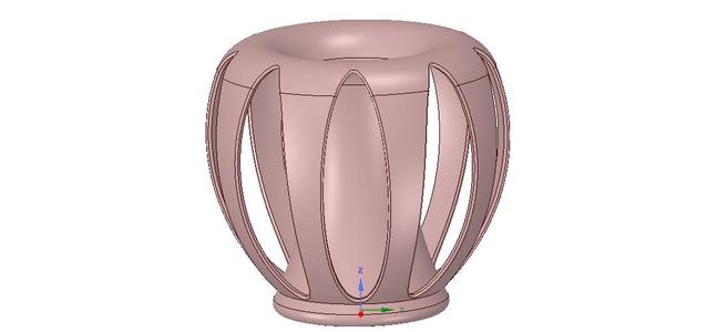 vase cup vessel v21 for 3d-print or cnc