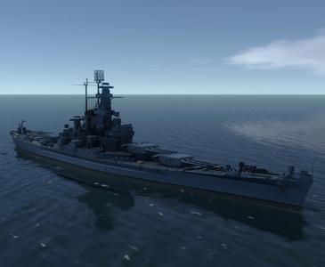 USS ALABAMA BATTLESHIP 3D MODEL