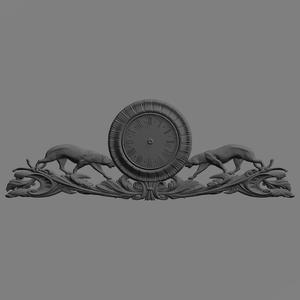 clock stl cnc design