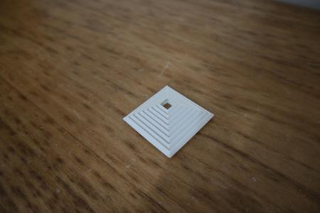 Mini square swirl fidget