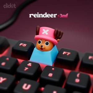 Tony Tony Chopper Reindeer Keycap – One Piece Inspired Artisan Keycap