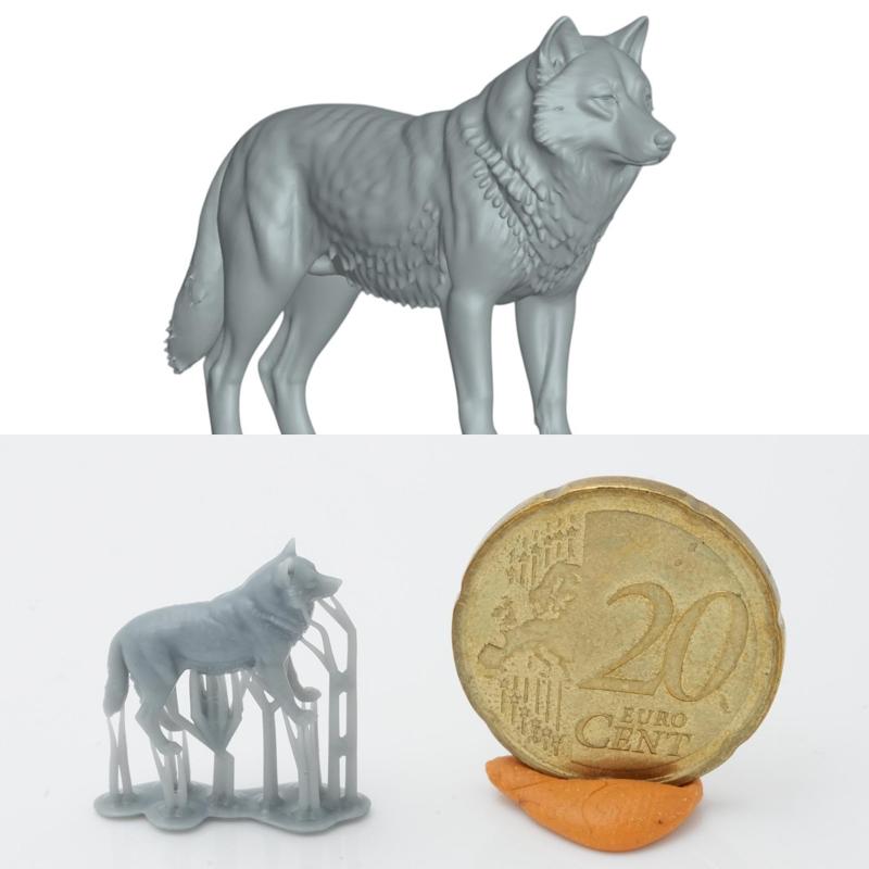Polar Wolf - Polar Animals – Tiny Animal Miniatures