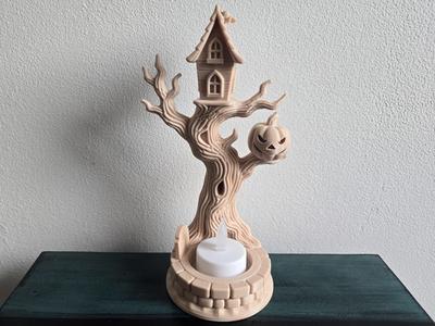 Spooky Halloween Candle Holder