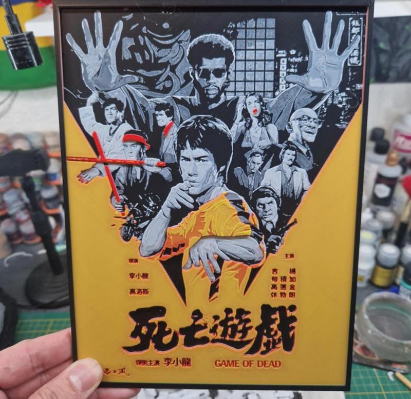Bruce Lee Hueforge - Game Of Death