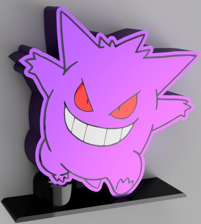Pokemon Gengar Pokedex 094 Lightbox