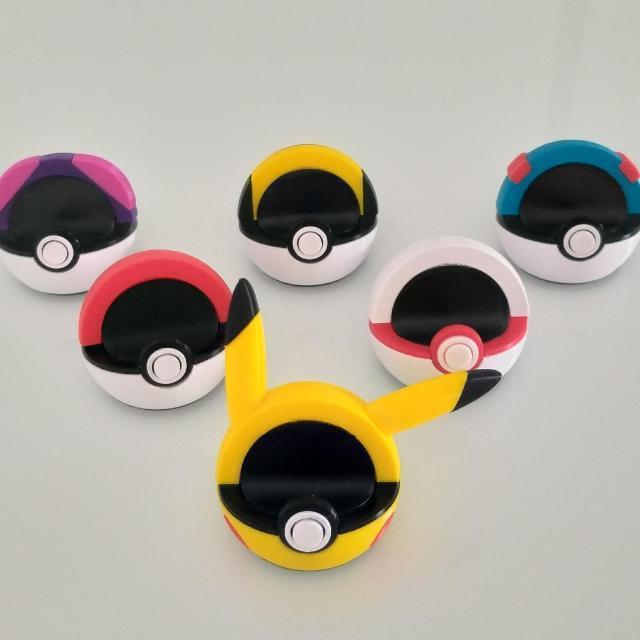 PACK POKEBALL STAND PHONE - SUPORTE DE CELULAR POKEBALL