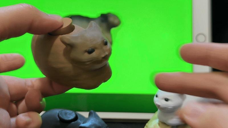 Oiia Oiia Cat meme spinner